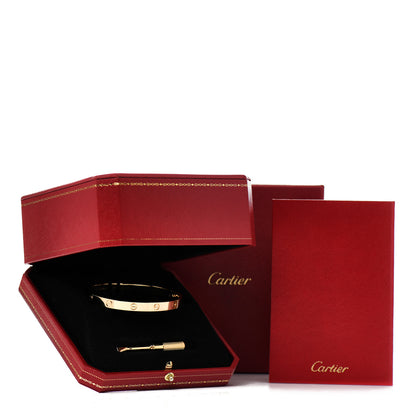Cartier 18K Yellow Gold LOVE Bracelet 19 5 of 5