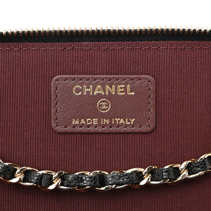 Chanel Caviar Quilted Small Vanity Case With Chain Black 6 of 12
