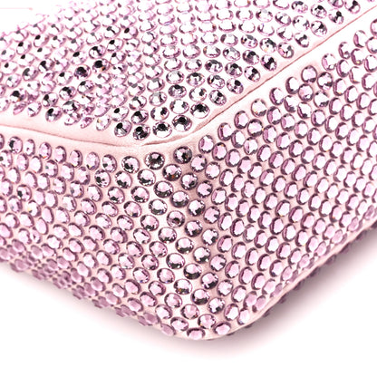 Prada Satin Crystal Mini Re-Edition 2000 Bag Alabastro 11 of 12