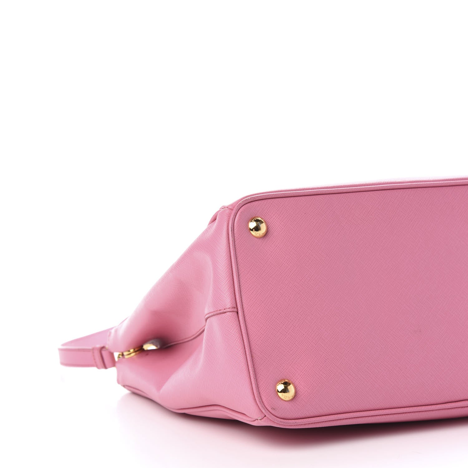 Prada Saffiano Medium Double Zip Galleria Tote Begonia 13 of 16