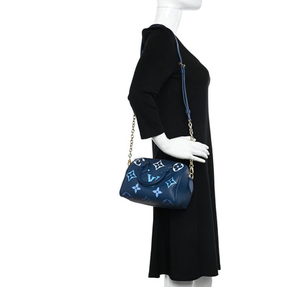 Louis Vuitton Empreinte Monogram Giant Speedy Bandouliere 20 Degrade Blue 2 of 9