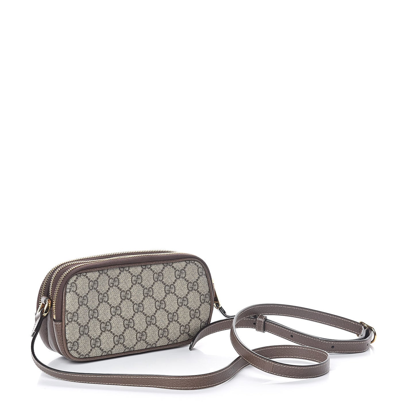 GG Supreme Monogram Web Mini Ophidia GG Bag Brown
