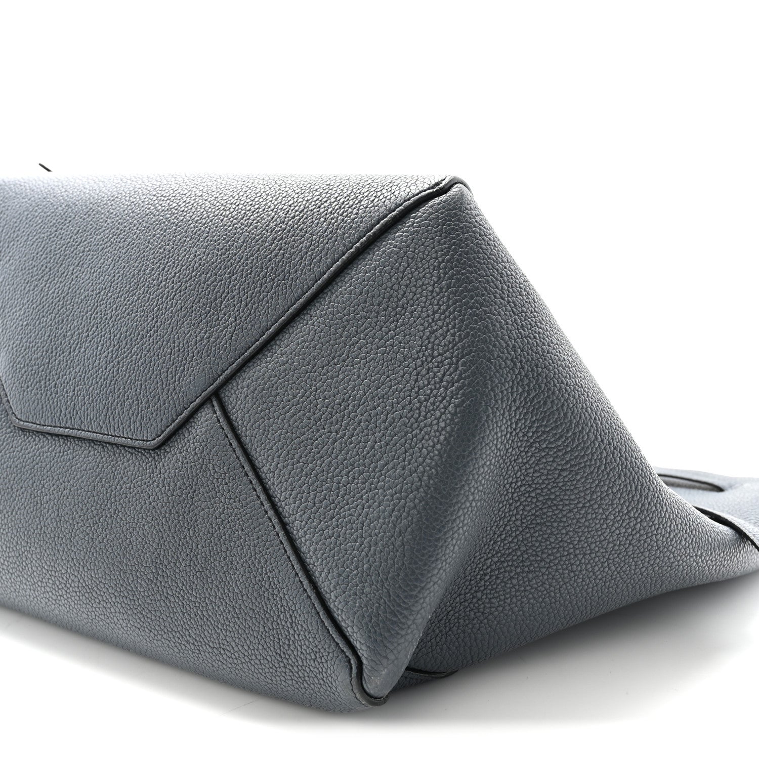 Celine Soft Grained Calfskin Small Belt Cabas Phantom Slate 9 of 9