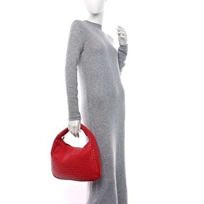 Bottega Veneta Nappa Intrecciato Small Hobo Red 3 of 8