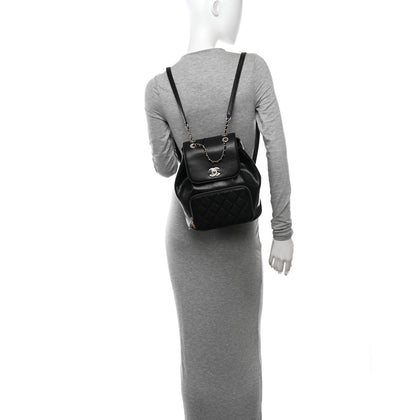 Chanel Caviar Quilted Business Affinity Backpack Black 2 of 10