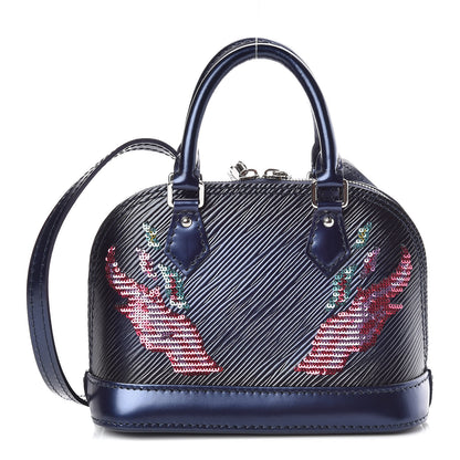 Louis Vuitton Epi Sequins Flame Alma Nano Blue Nuit 1 of 9