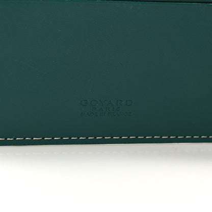 Goyard Goyardine Bi-Fold Victoire PM Wallet Green 6 of 9