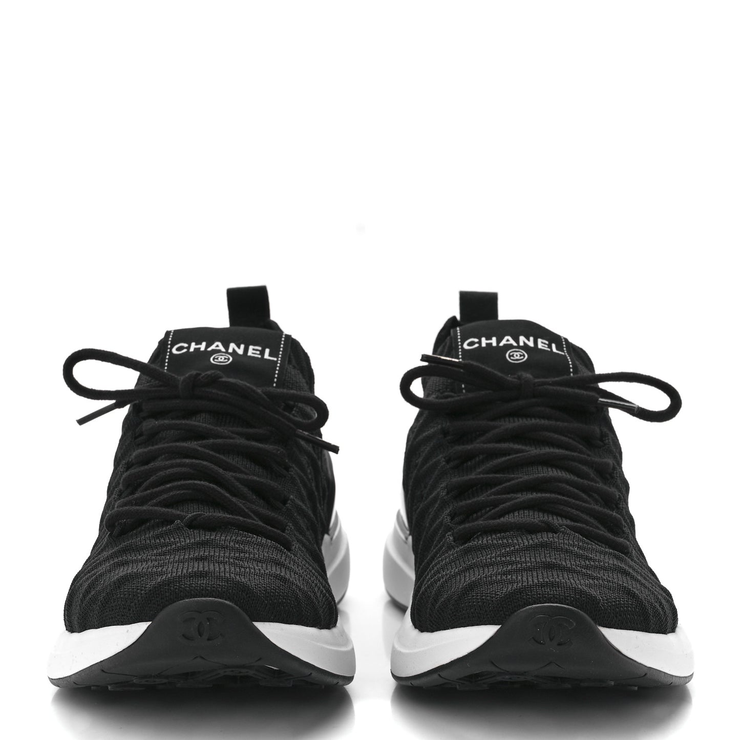 Fabric Logo Sneakers 39 Black