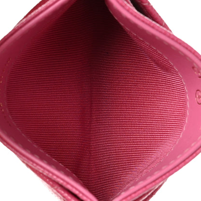 Chanel Caviar Quilted Card Holder Pink 4 of 8