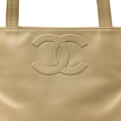 Chanel Calfskin CC Tote Beige 8 of 11