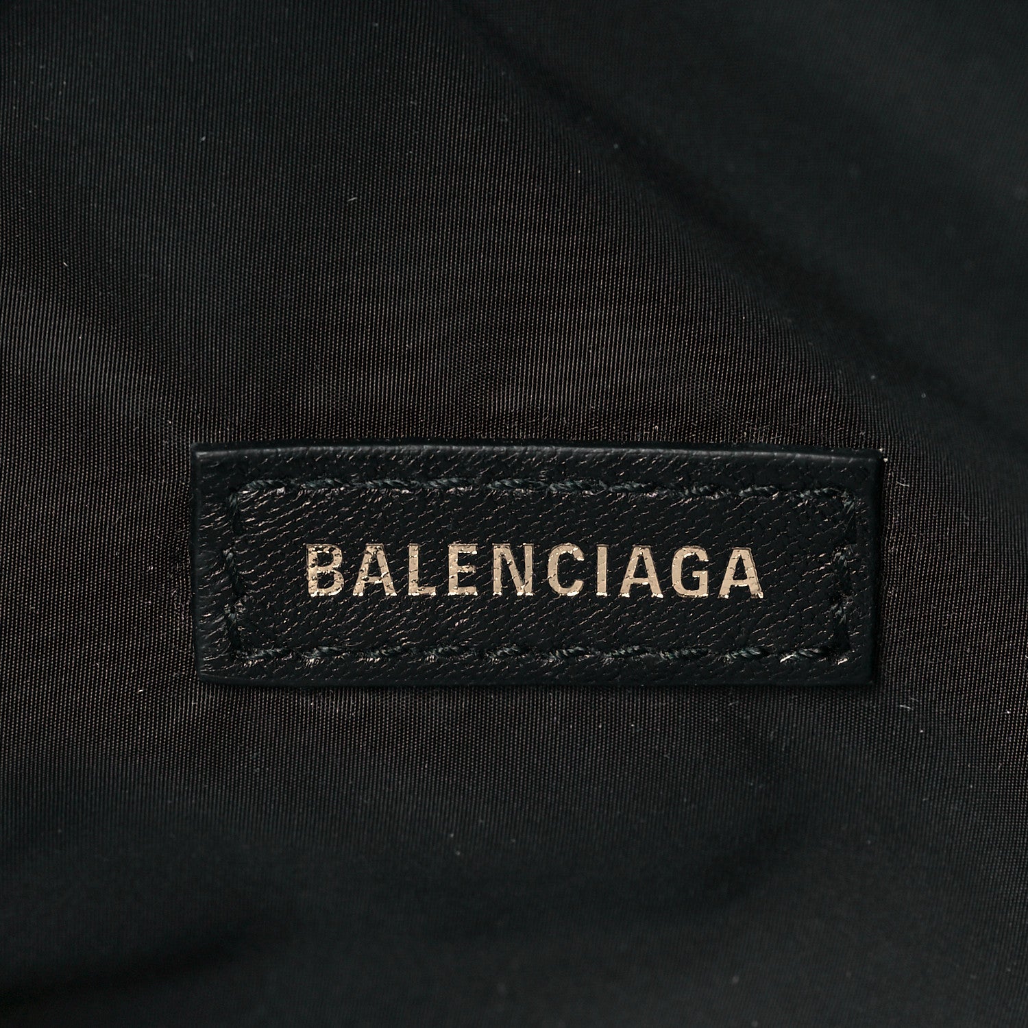 Balenciaga Sport Nylon Logo Embroidered Wheel Belt Bag Black White 6 of 9