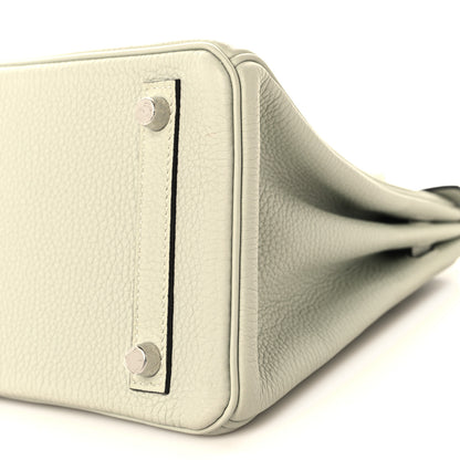 Hermes Togo Birkin 25 Gris Neve 10 of 12