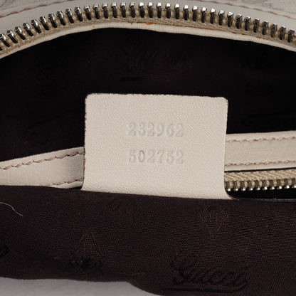 Gucci Guccissima Medium GG Twins Hobo Off White 7 of 7