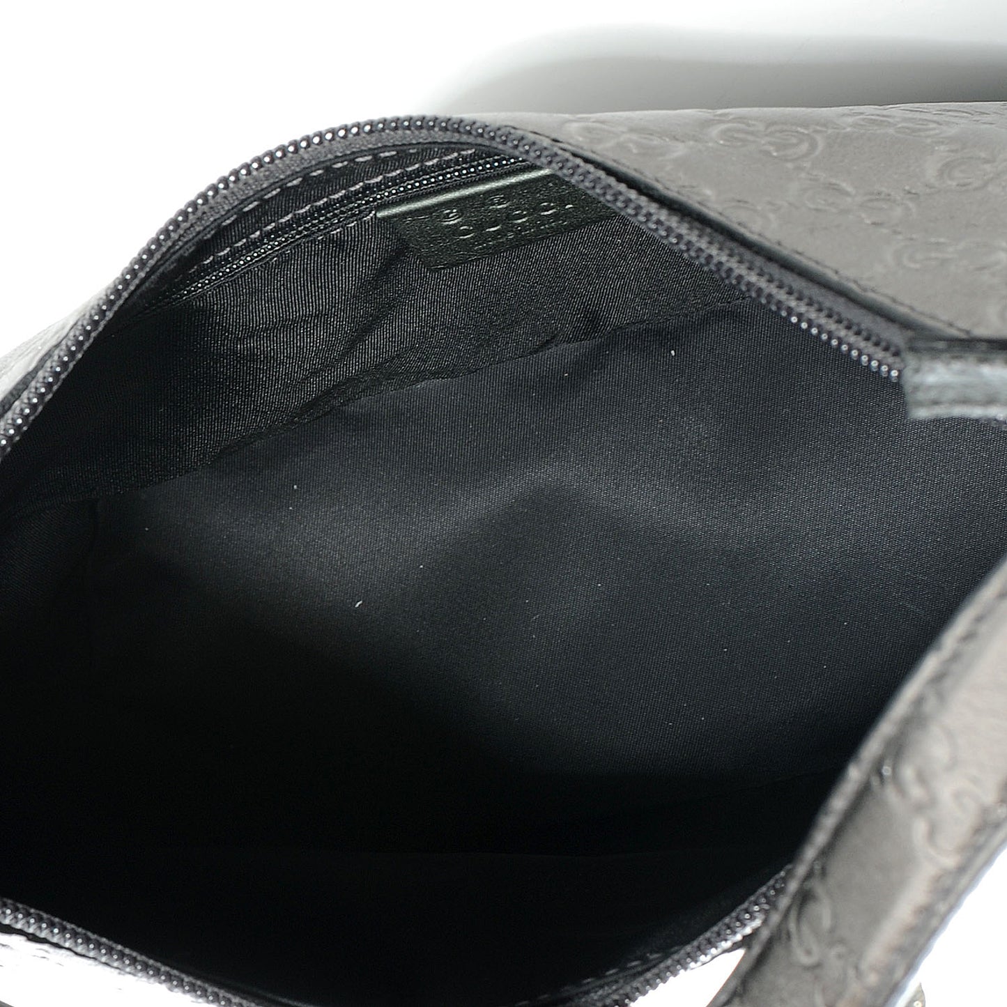 Guccissima Small Shoulder Bag Pewter