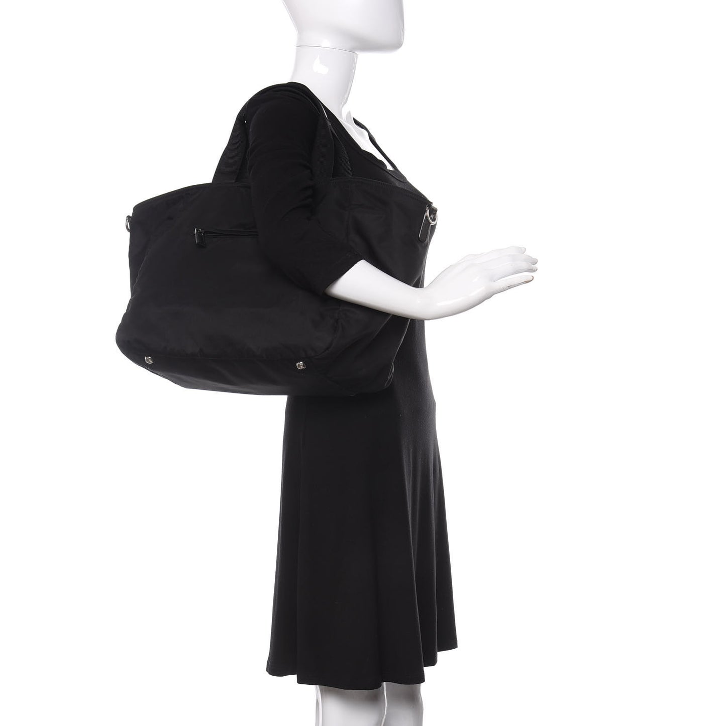 Tessuto Nylon Tote Black