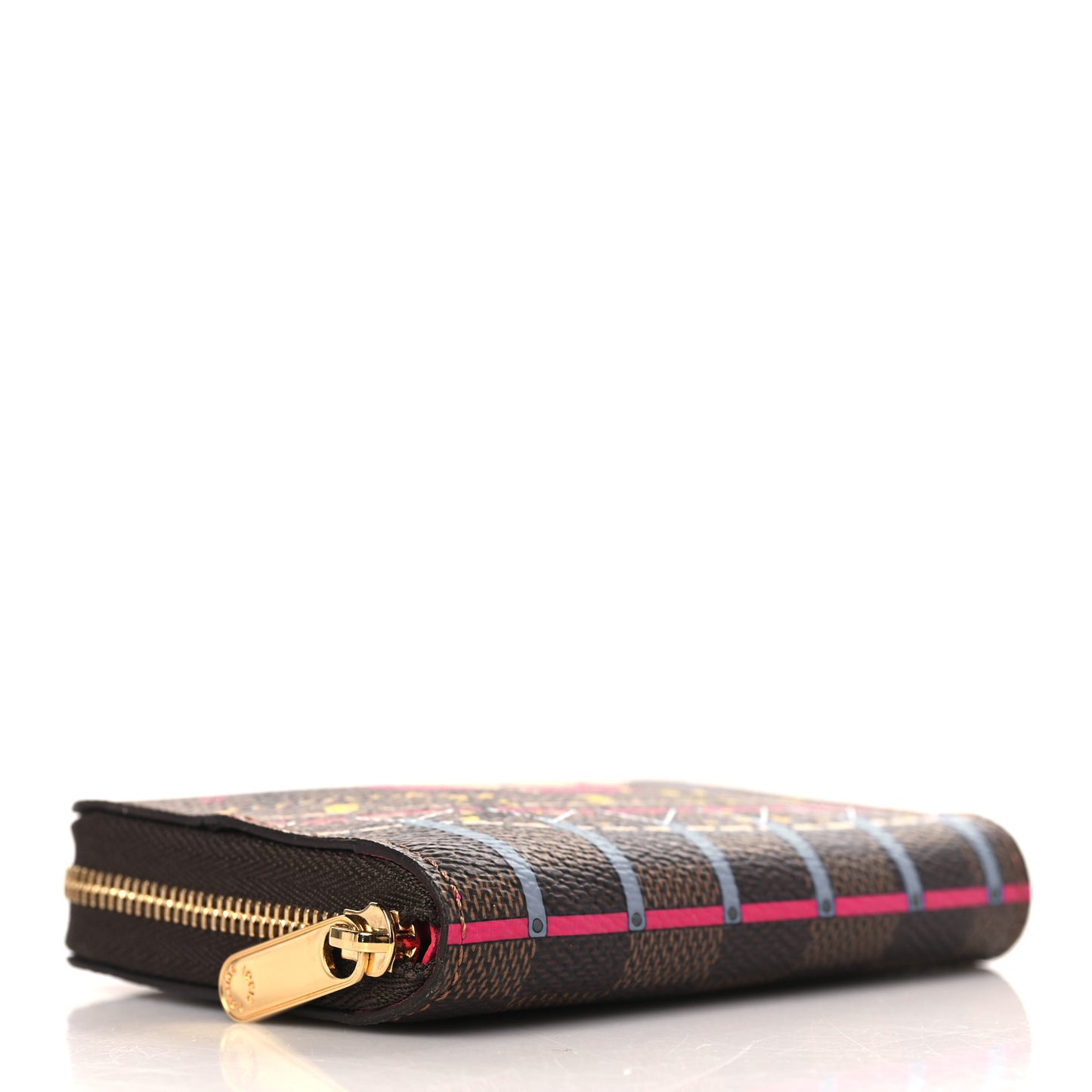 Damier Ebene 2020 Christmas Animation Roller Coaster Zippy Coin Purse Pivoine