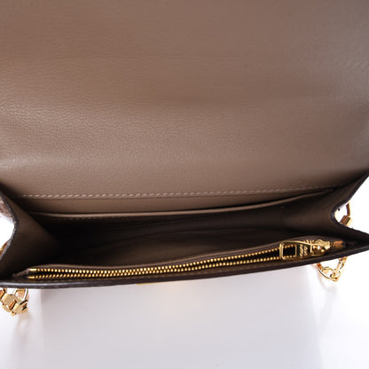 Louis Vuitton Alligator Chain Louise GM Taupe 5 of 7
