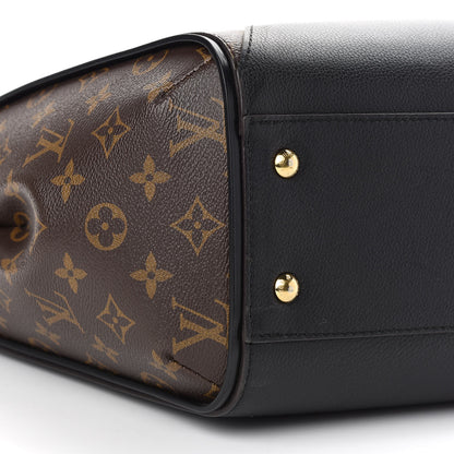 Louis Vuitton Calfskin Monogram Kimono Tote Black 8 of 9