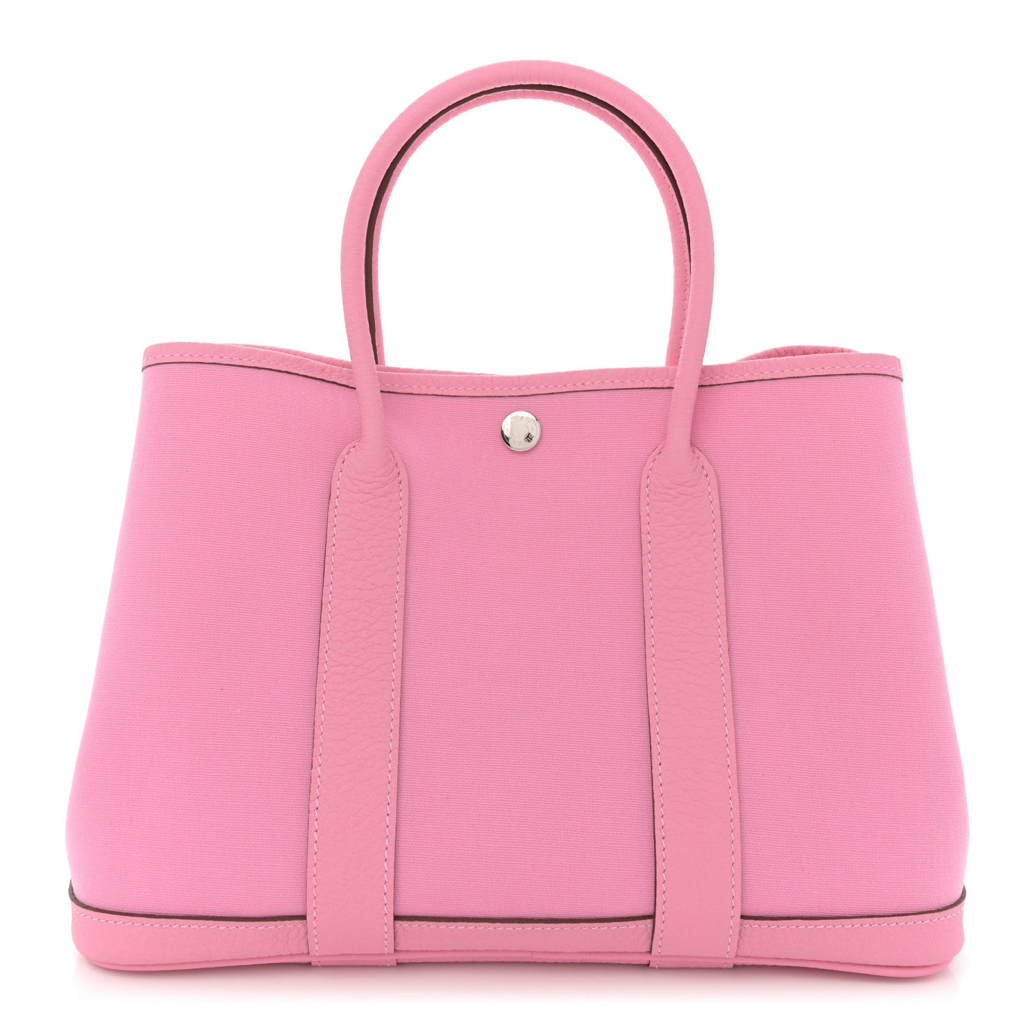 Hermes Toile Officier Vache Country Garden Party 30 TPM Pink 1 of 11