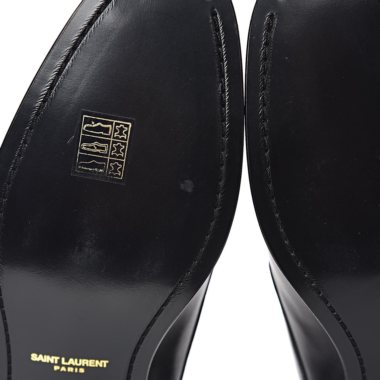 Saint Laurent Calfskin Mens Dylan 20 Monk Oxford 40 Black 9 of 10