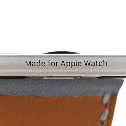 Hermes Swift 40mm Apple Watch Single Tour Band Bleu Lin 7 of 8
