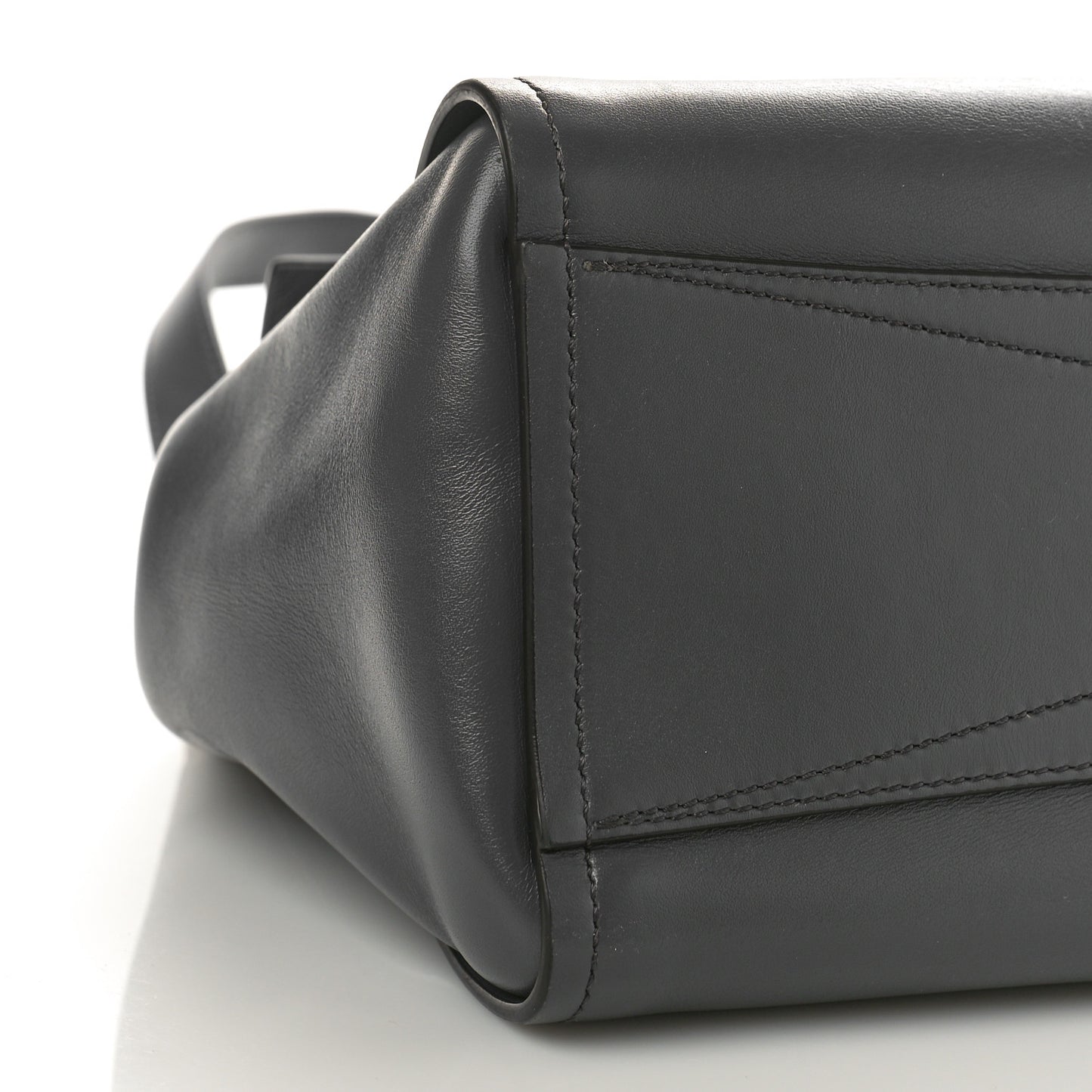 Calfskin Small Mystic Shoulder Bag Storm Grey