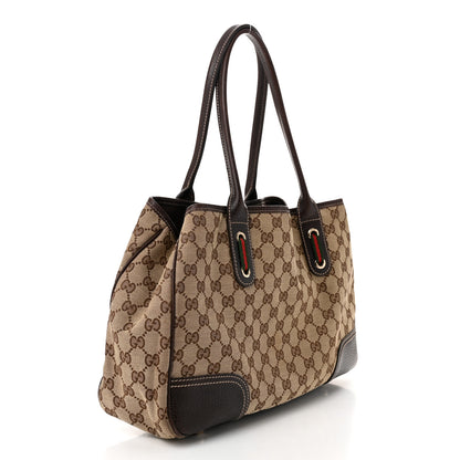Gucci Monogram Medium Princy Tote  Dark Brown 3 of 10