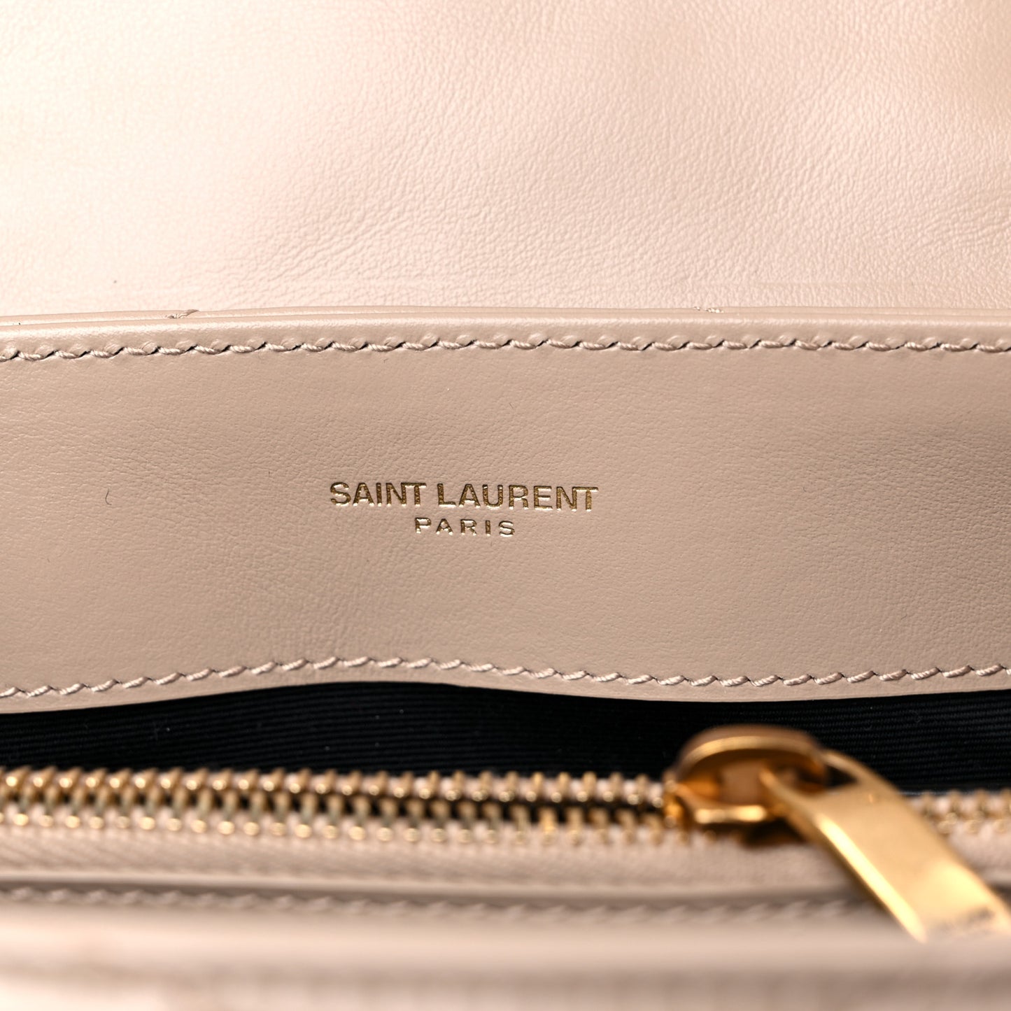 Calfskin Y Quilted Monogram Small Loulou Chain Satchel Dark Beige