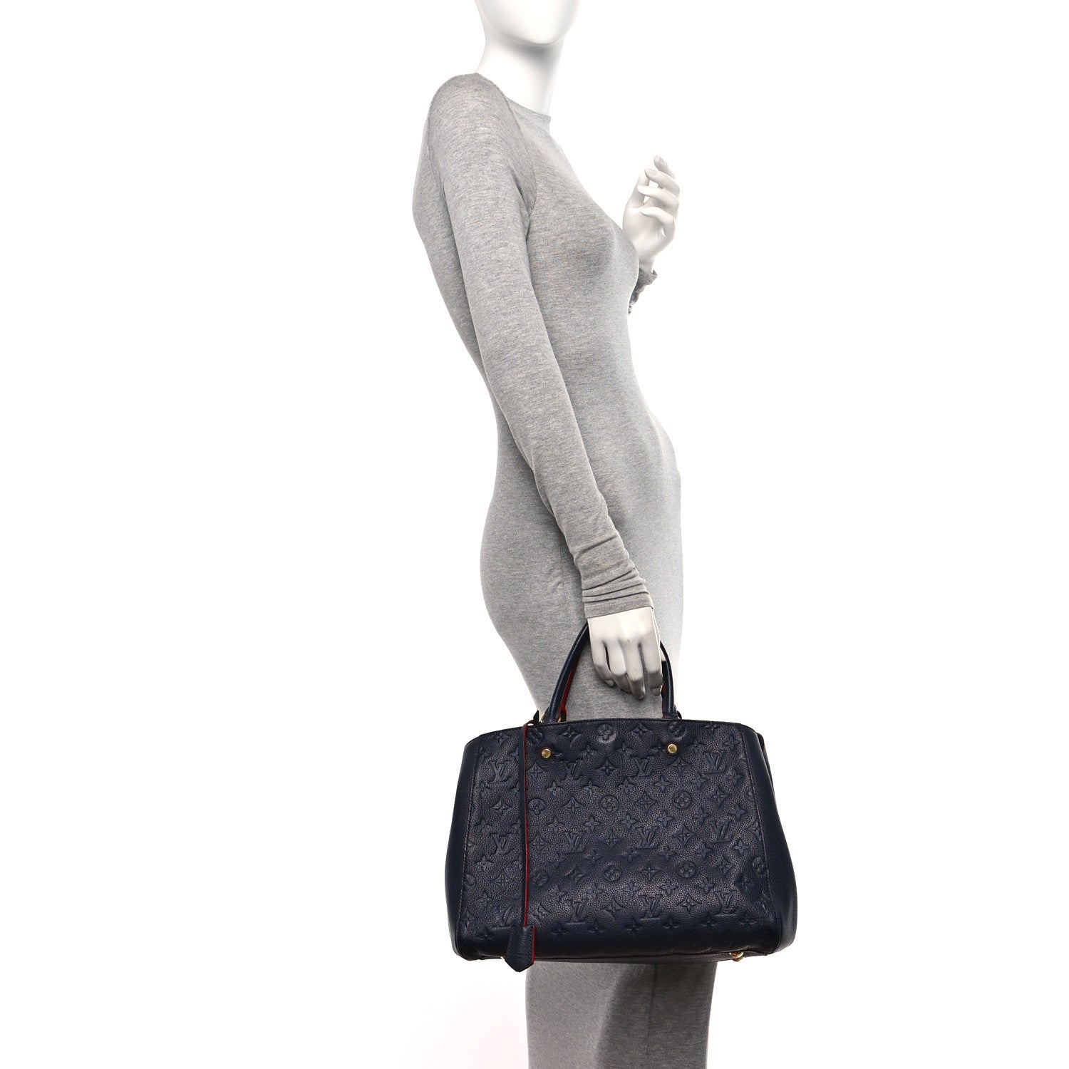 Louis Vuitton Empreinte Montaigne GM Marine Rouge 2 of 13