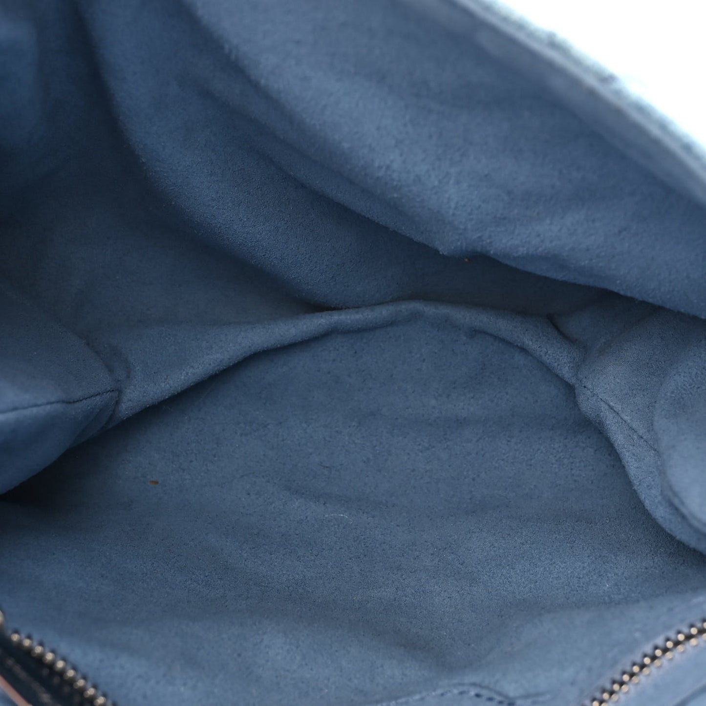 Eco Denim Quilted Small Beckett Shoulder Bag Blue