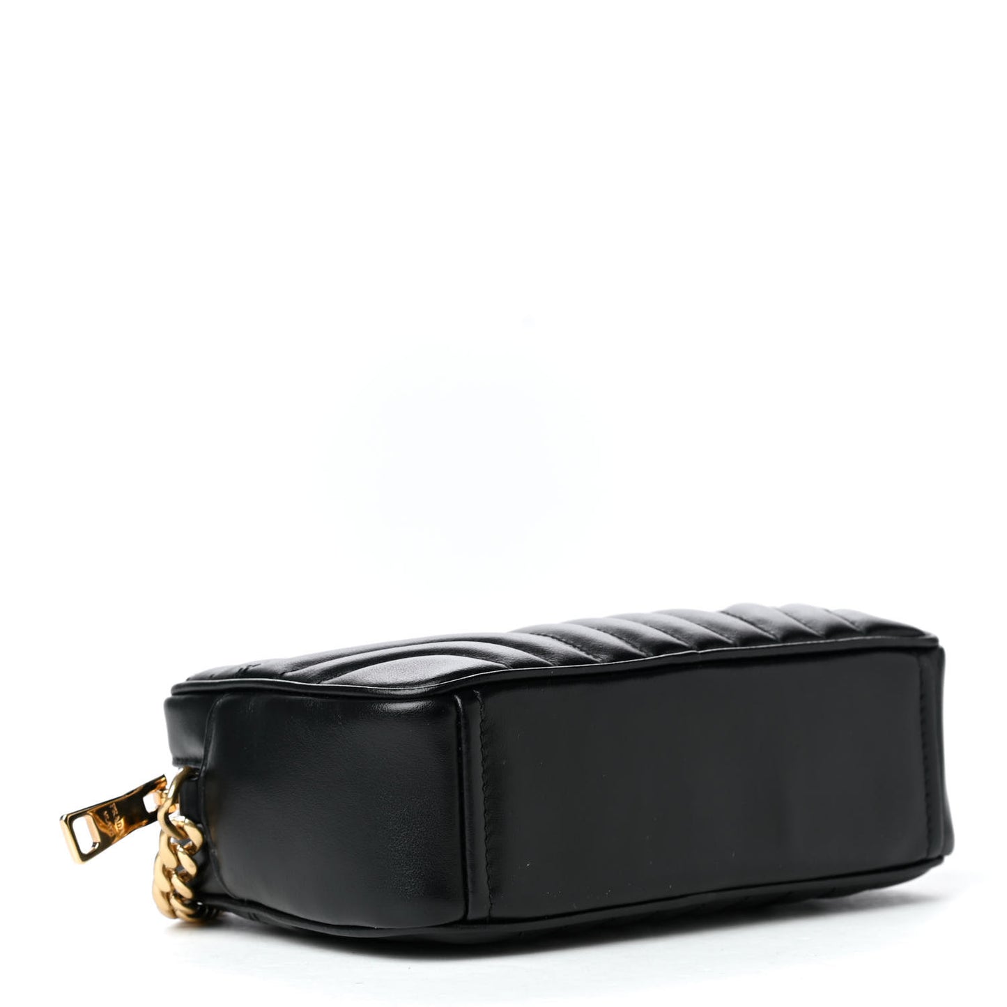 Soft Calfskin Diagramme Crossbody Bag Black