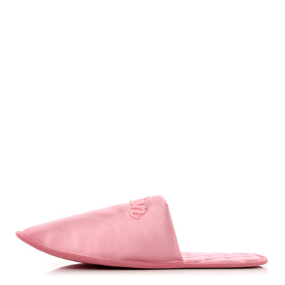 Louis Vuitton Satin LV Suite Flat Mule 40-41 Rose 1 of 8