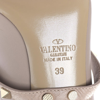 Valentino Garavani Nappa Rockstud Studwrap Strap 105mm Pumps 39 Poudre 6 of 8