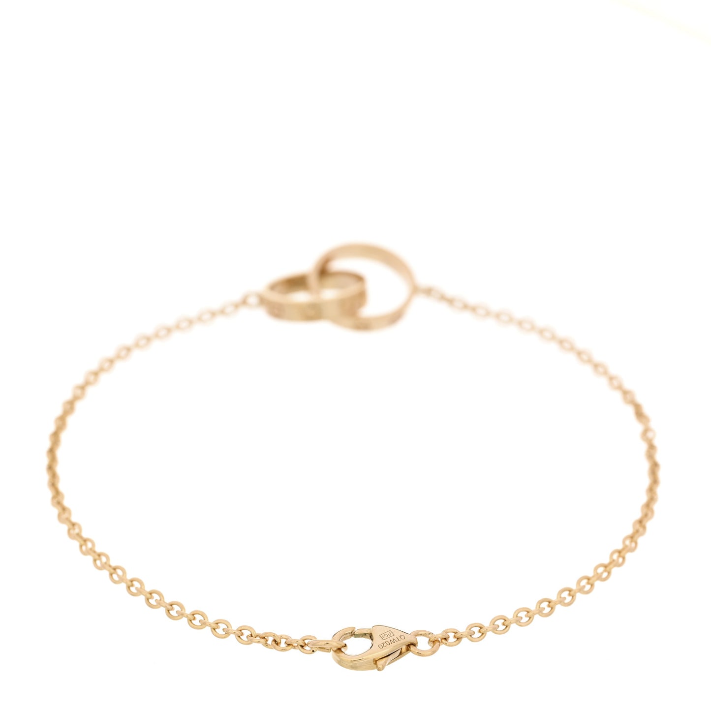 18K Yellow Gold Interlocking LOVE Bracelet