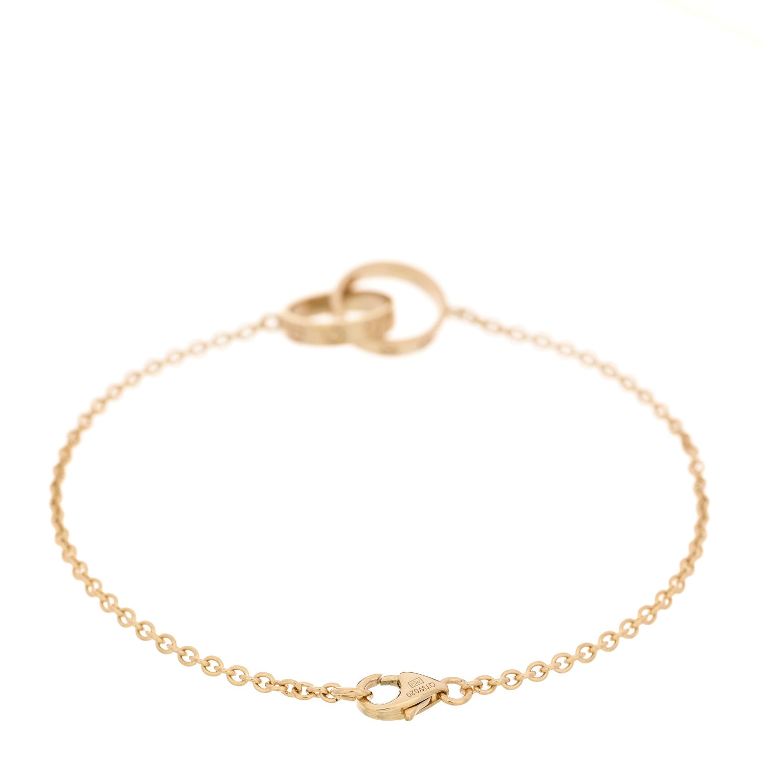 Cartier 18K Yellow Gold Interlocking LOVE Bracelet 2 of 4