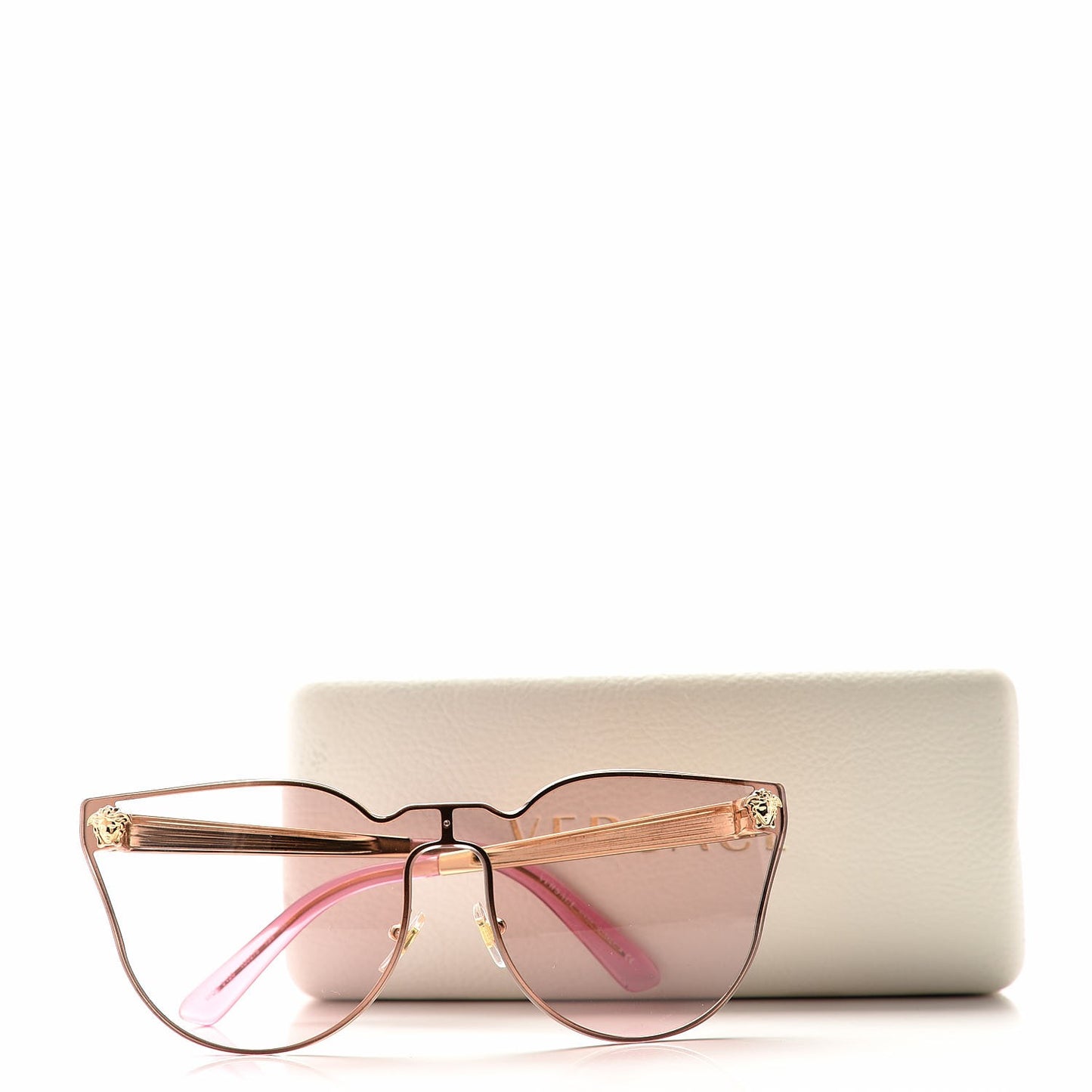 Medusa Cat Eye JJ Sunglasses 2120 Pink Gold