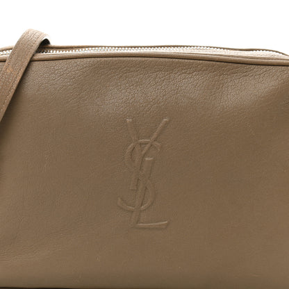 Saint Laurent Lambskin Monogram Small Lou Camera Bag Dark Beige 7 of 12