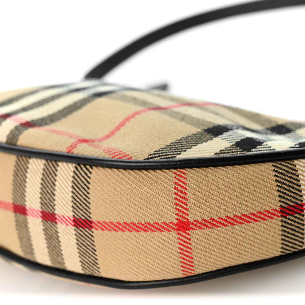 Burberry Vintage Check Calfskin Olympia Slim Pouch Archive Beige 9 of 9