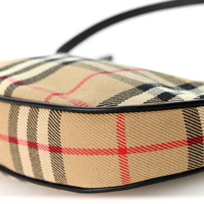 Burberry Vintage Check Calfskin Olympia Slim Pouch Archive Beige 9 of 9