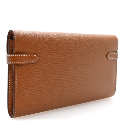Hermes Epsom Kelly Longue Wallet Gold 3 of 7