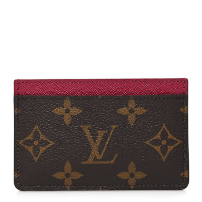 Louis Vuitton Monogram Card Holder Fuchsia 1 of 10