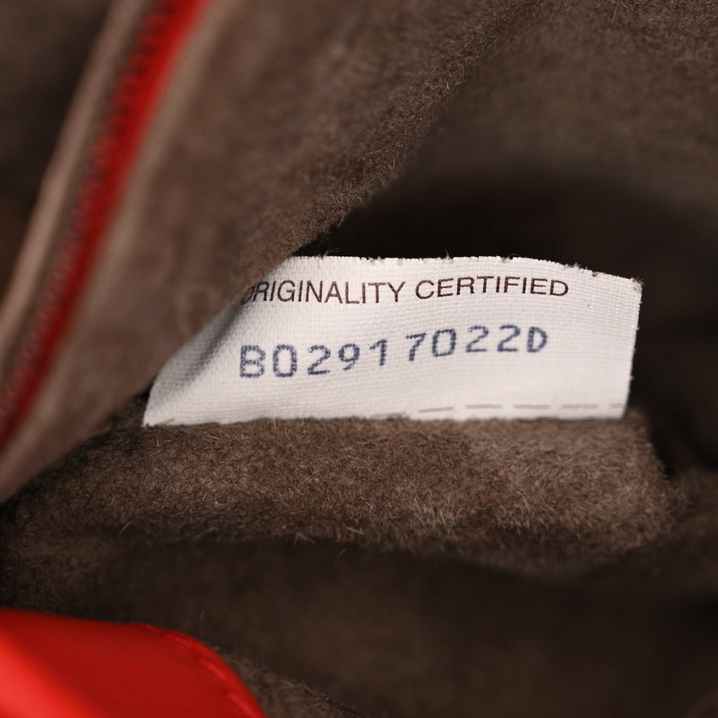 Nappa Intrecciato Garda Tote Red