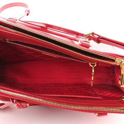 Prada Saffiano Medium Galleria Double Zip Tote Fuoco 5 of 14