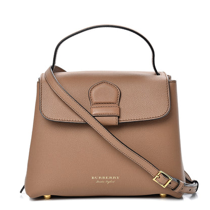 Burberry Derby Calfskin House Check Small Camberley Dark Sand 1 of 12