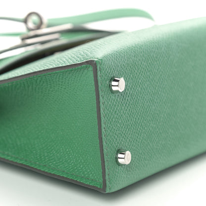 Hermes Epsom Verso Mini Kelly Sellier 20 Cactus Paille 6 of 30
