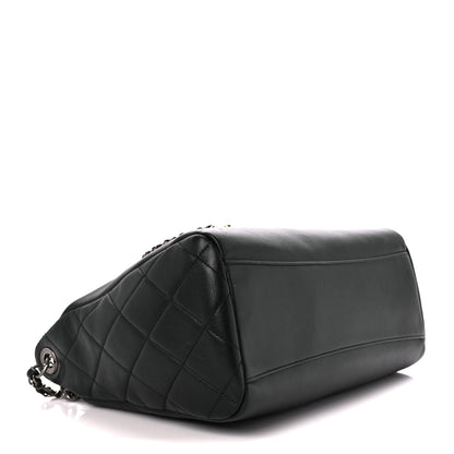 Chanel Calfskin Chain 20s Signature Hobo Black 4 of 12