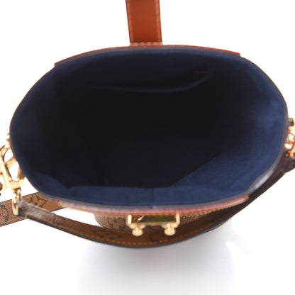 Louis Vuitton Calfskin Duffle Bag Navy 5 of 9