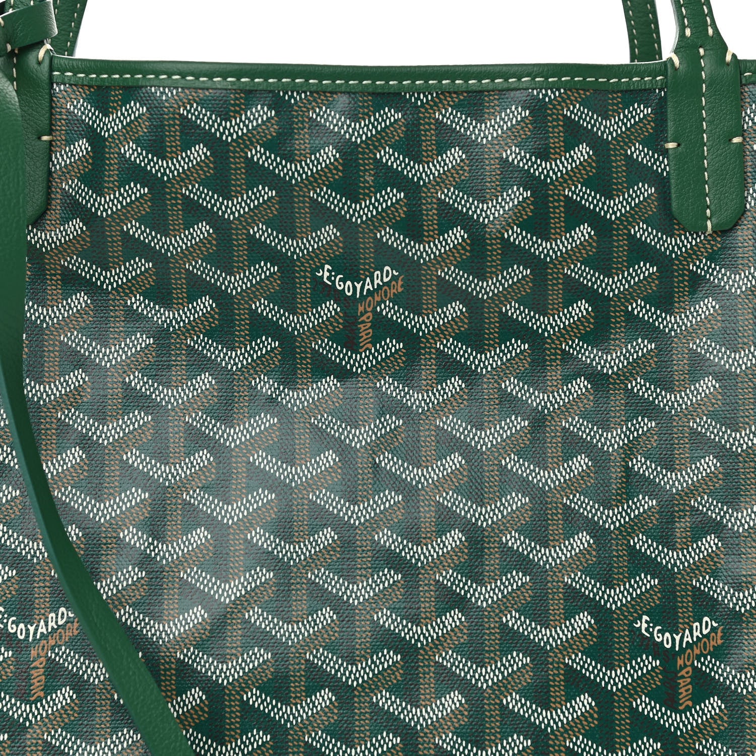 Goyard Goyardine Saint Louis GM Green 8 of 10
