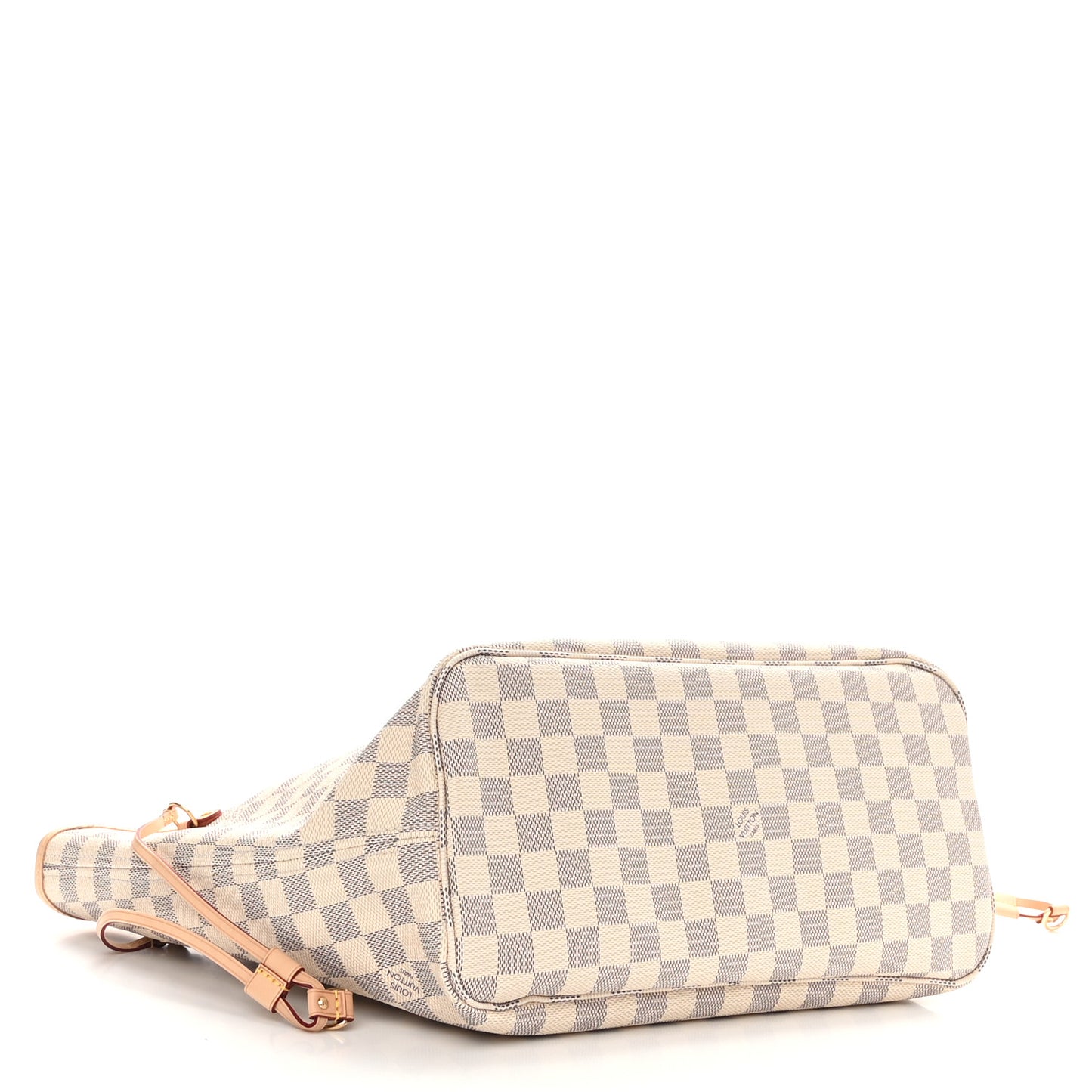 Damier Azur Neo Neverfull MM Rose Ballerine