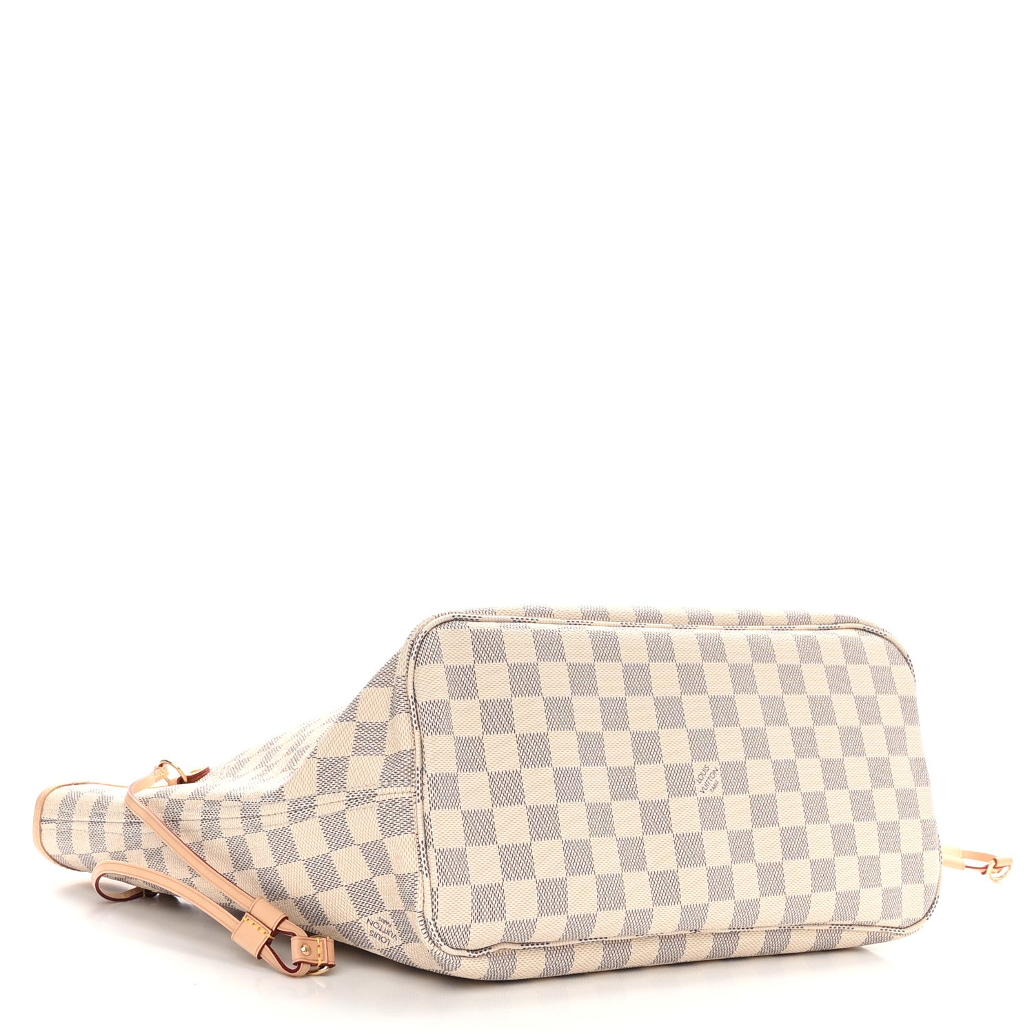 Louis Vuitton Damier Azur Neo Neverfull MM Rose Ballerine 5 of 12